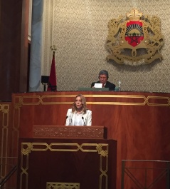 20 February 2016 MP Stefana Miladinovic at the international parliamentary forum on “Promoting human dignity to make living together possible”